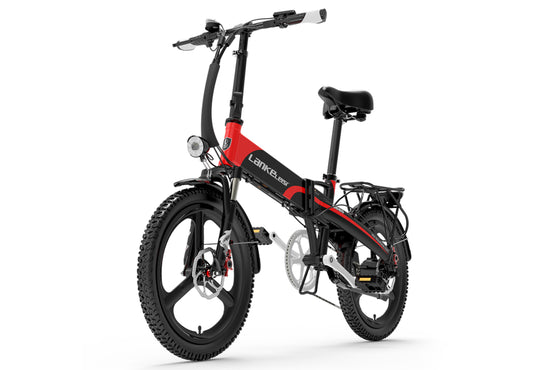 Lankeleisi G660 Vélo électrique urbain le moins cher - Rouge
