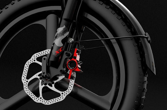 Vélo Électrique Urbain Pliable LANKELEISI G650 avec Freins Hydrauliques Avant et Arrière