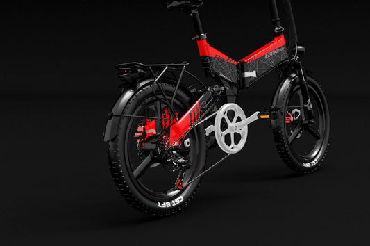 Vélo Électrique Urbain Pliable LANKELEISI G650 avec Moteur Arrière 500W