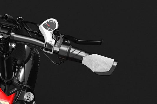 Vélo Électrique Urbain Pliable LANKELEISI G650 avec Suspension et Dérailleur Shimano 7 Vitesses