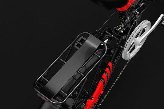 Vélo Électrique Urbain Pliable LANKELEISI G650 avec Porte-bagages Arrière