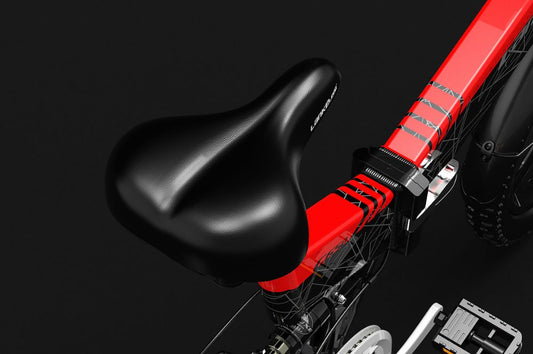 Vélo Électrique Urbain Pliable LANKELEISI G650 avec Selle Confortable