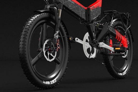 Vélo Électrique Urbain Pliable LANKELEISI G650 avec Pneus 20*2.4"