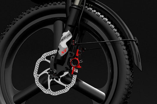 Vélo Électrique Urbain Pliant LANKELEISI G660, Équipé de Freins Hydrauliques