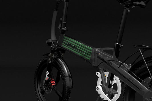 Vélo Électrique Urbain Pliant LANKELEISI G660, Batterie Lithium 48V 12.8Ah
