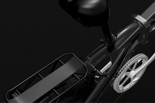 LANKELEISI G660 Vélo Électrique Urbain Pliant avec Porte-Bagages Arrière