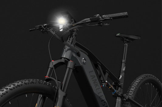 LANKELEISI GT800 Vélo Électrique Tout Terrain avec Phare Avant LED 48V