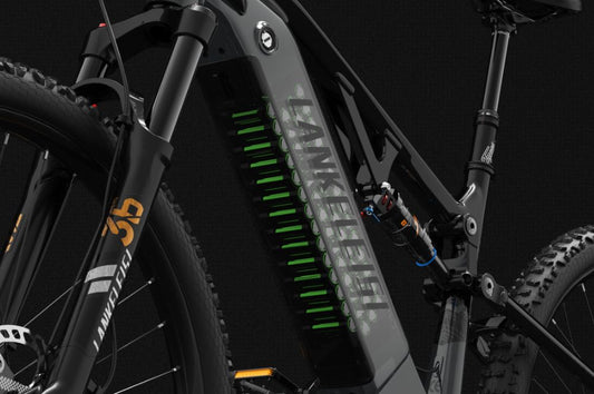 LANKELEISI GT800 Vélo Électrique de Montagne à Suspension Totale avec Batterie Samsung 48V 20Ah