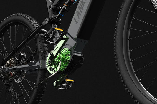 LANKELEISI GT800 Vélo Électrique Tout Terrain avec Capteur de Couple