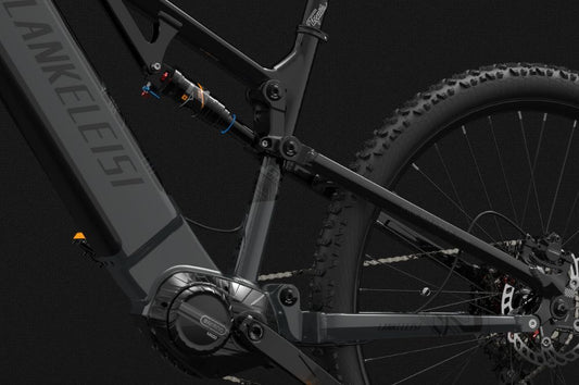 LANKELEISI GT800 Vélo Électrique Tout Terrain avec Suspensions Arrières à Air Réglables