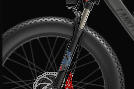 LANKELEISI MG740PLUS Vélo électrique de montagne avec suspension à fourche