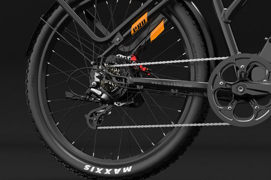 LANKELEISI MX600PRO Vélo Électrique Urbain pour la Commuting avec Dérailleur Shimano 7 Vitesses