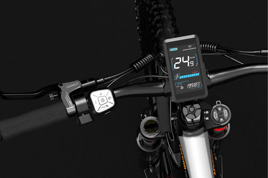 LANKELEISI MX600PRO Vélo Électrique Urbain pour la Commuting avec Écran LCD Couleur Rétroéclairé