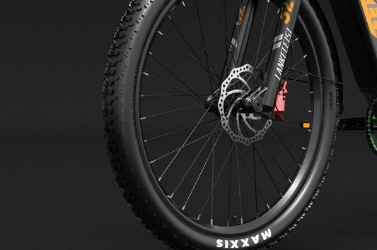 LANKELEISI MX600PRO Vélo Électrique Urbain pour la Commuting avec Pneus Durables 27.5*2.4"