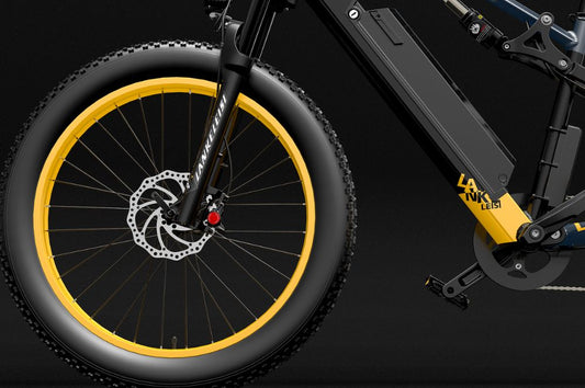 Vélo Électrique de Montagne LANKELEISI RV700 avec Freins Hydrauliques