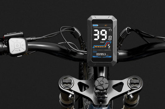 Vélo Électrique de Montagne LANKELEISI RV700 avec Écran LCD Couleur