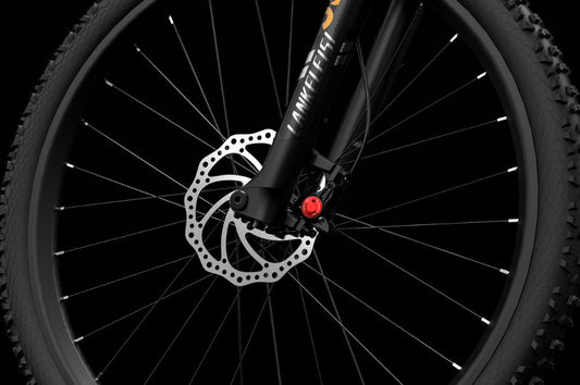 Vélo électrique de ville LANKELEISI RX600PRO équipé de freins hydrauliques avant et arrière