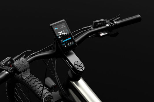 Vélo électrique de ville LANKELEISI RX600PRO équipé d’un écran LCD couleur