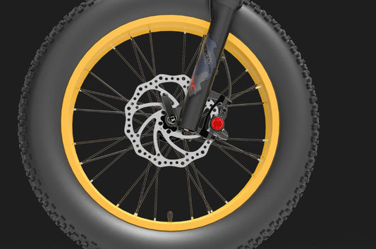 LANKELEISI X3000plus-up Vélo Électrique Tout Terrain avec Système de Freinage Hydraulique Avant et Arrière