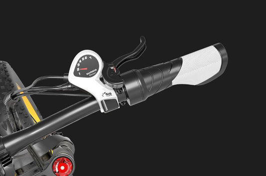 LANKELEISI X3000plus-up Vélo Électrique Tout Terrain avec Dérailleur Shimano 7 Vitesses