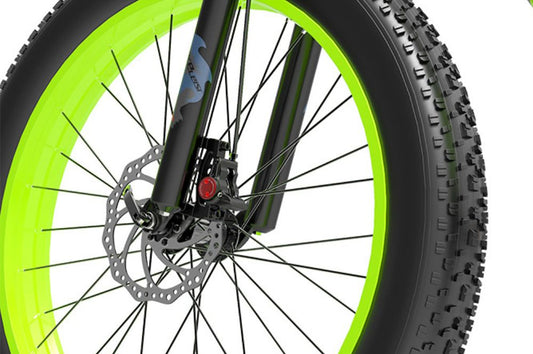 Vélo Électrique Tout-Terrain LANKELEISI XC4000 avec Freins Hydrauliques