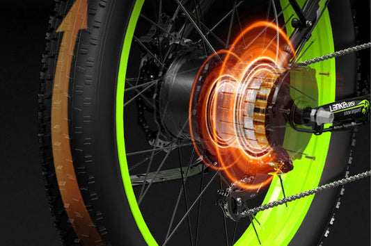 Vélo Électrique Tout-Terrain LANKELEISI XC4000 Équipé d'un Moteur Arrière 1000W