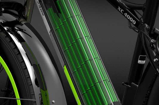 Vélo Électrique Tout-Terrain LANKELEISI XC4000 Équipé d'une Batterie Lithium 48V 17,5Ah