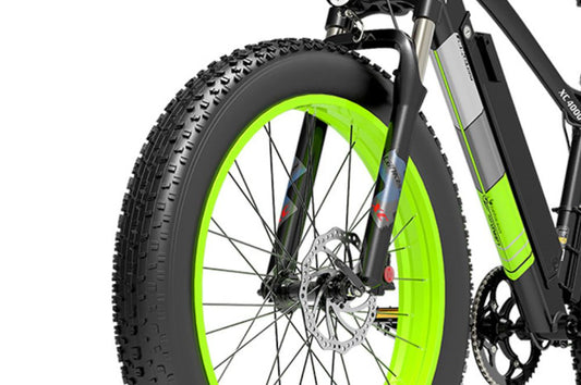 Vélo Électrique Tout-Terrain LANKELEISI XC4000 avec Pneus 26*4.0"