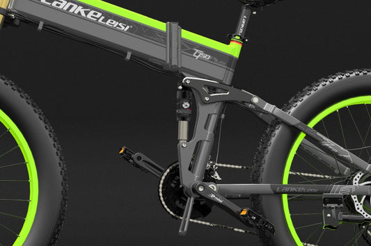 Suspension arrière du vélo électrique pliant tout-terrain LANKELEISI XT750PLUS