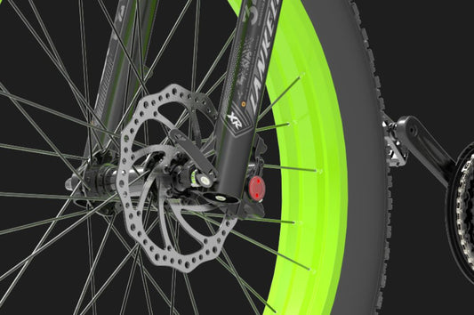 Freins hydrauliques avant et arrière du vélo électrique pliant tout-terrain LANKELEISI XT750PLUS