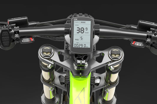 Écran LCD du vélo électrique pliant tout-terrain LANKELEISI XT750PLUS