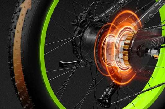 Vélo électrique pliant tout-terrain LANKELEISI XT750PLUS équipé d’un moteur arrière 1000W