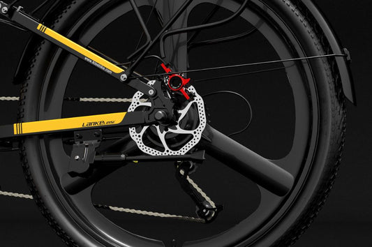 Vélo Électrique Pliant LANKELEISI XT750 SPORTS avec Freins Hydrauliques