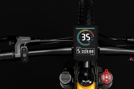 Vélo Électrique Pliant LANKELEISI XT750 SPORTS avec Écran LCD Couleur