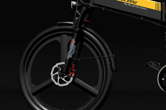 Vélo Électrique Pliant LANKELEISI XT750 SPORTS avec Suspension avant