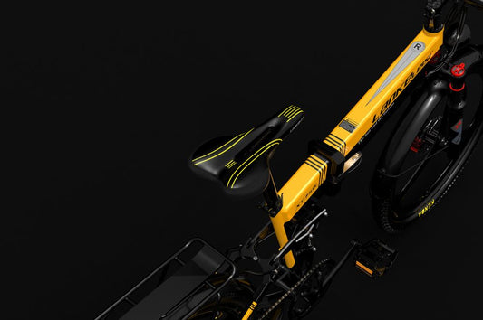 Vélo Électrique Pliant LANKELEISI XT750 SPORTS avec Selle Sportive