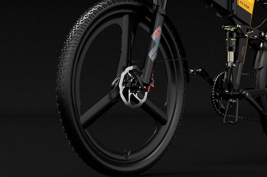 Vélo Électrique Pliant LANKELEISI XT750 SPORTS avec Pneus Montagne 26*2.35"