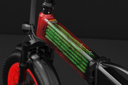 LANKELEISI X2000MAX Vélo électrique pliant, Batterie Samsung 960Wh