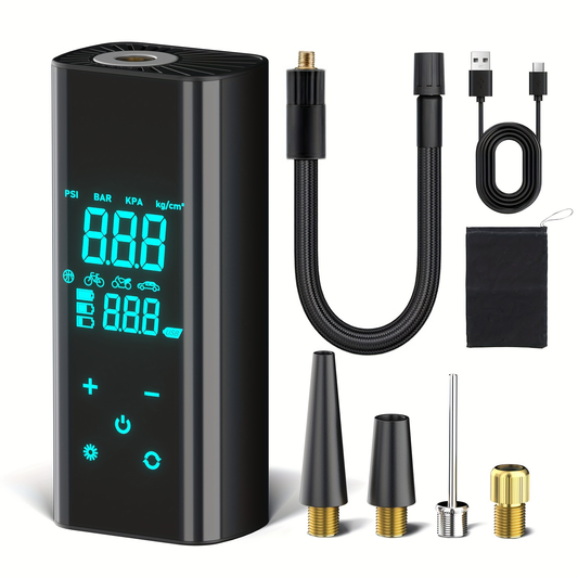 Pompe à Air Électrique Sans Fil Portable pour Vélo Électrique