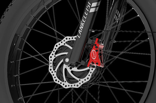 LANKELEISI MG800MAX vélo électrique de montagne, équipé d'un frein hydraulique