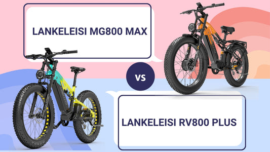Comparaison entre le vélo électrique Lankeleisi MG800MAX et le vélo électrique RV800PLUS