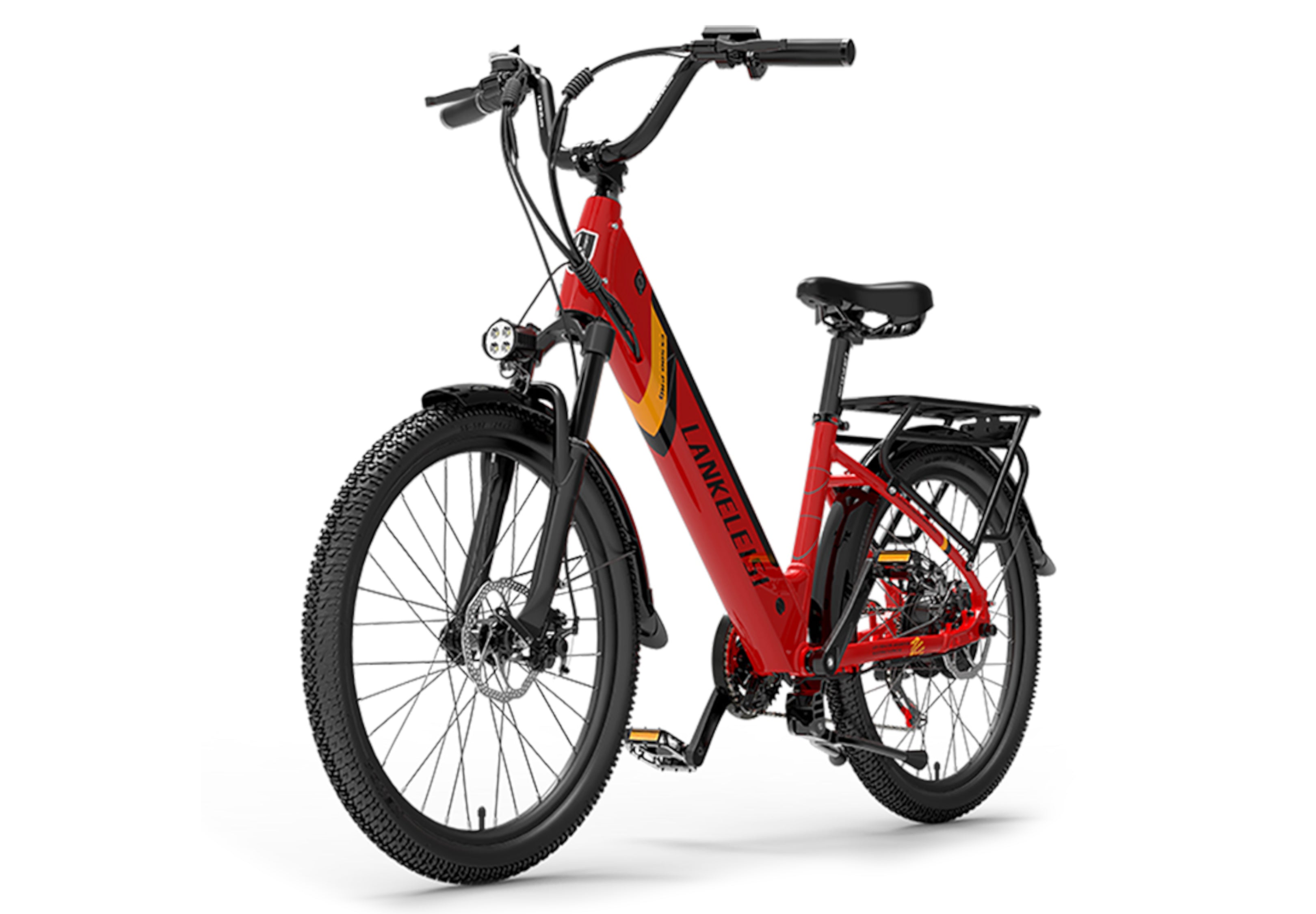 Lankeleisi ES500PRO vélo électrique urbain - rouge