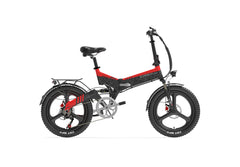 Lankeleisi G650 Vélo électrique à suspension intégrale - Rouge