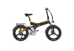 Lankeleisi G650 Vélo électrique à suspension intégrale - Jaune 