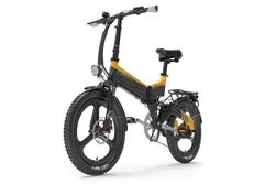 Lankeleisi G650 500W vélo électrique pliant - jaune