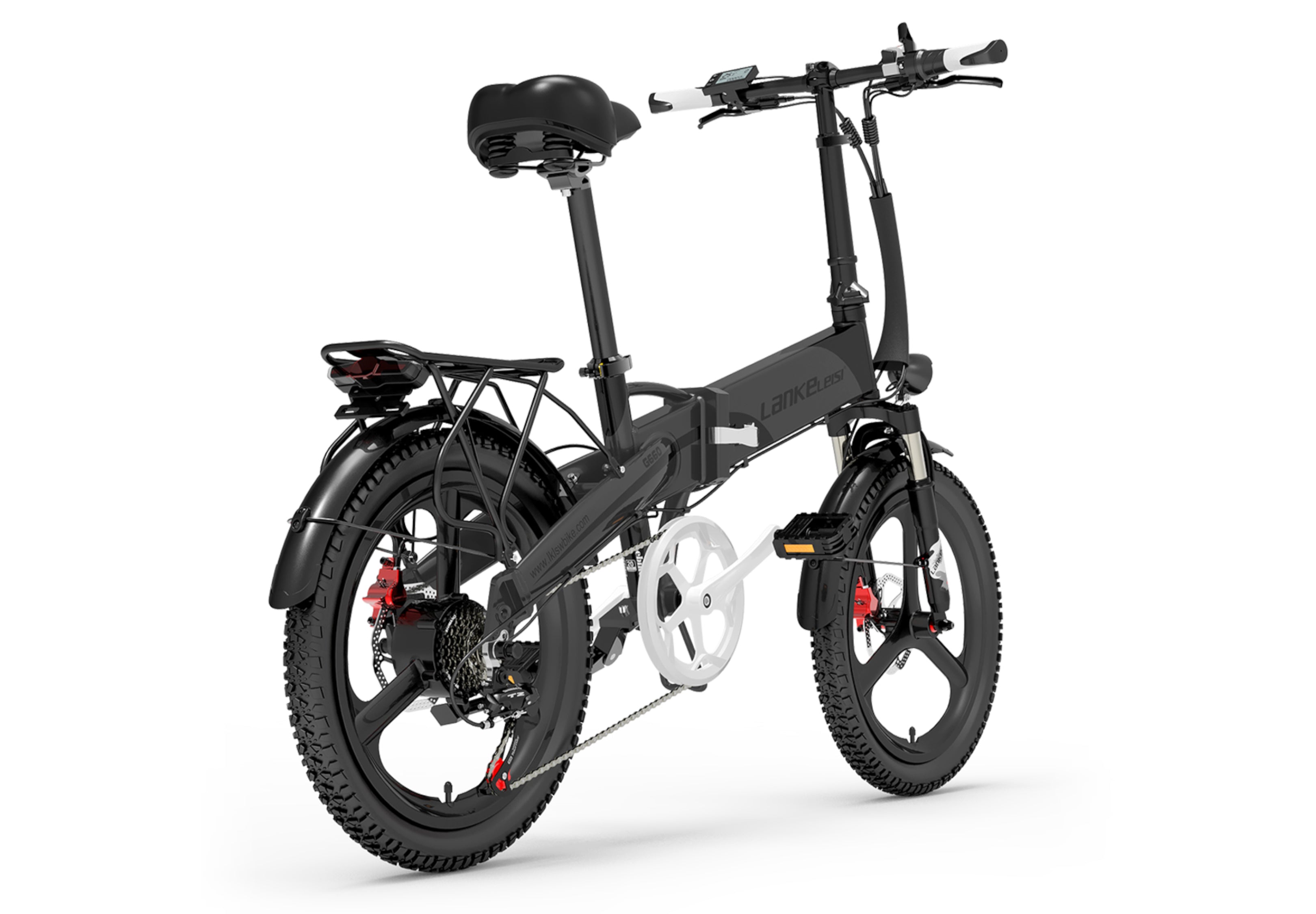 Lankeleisi G660 20 » Folding E-Bike - Gris