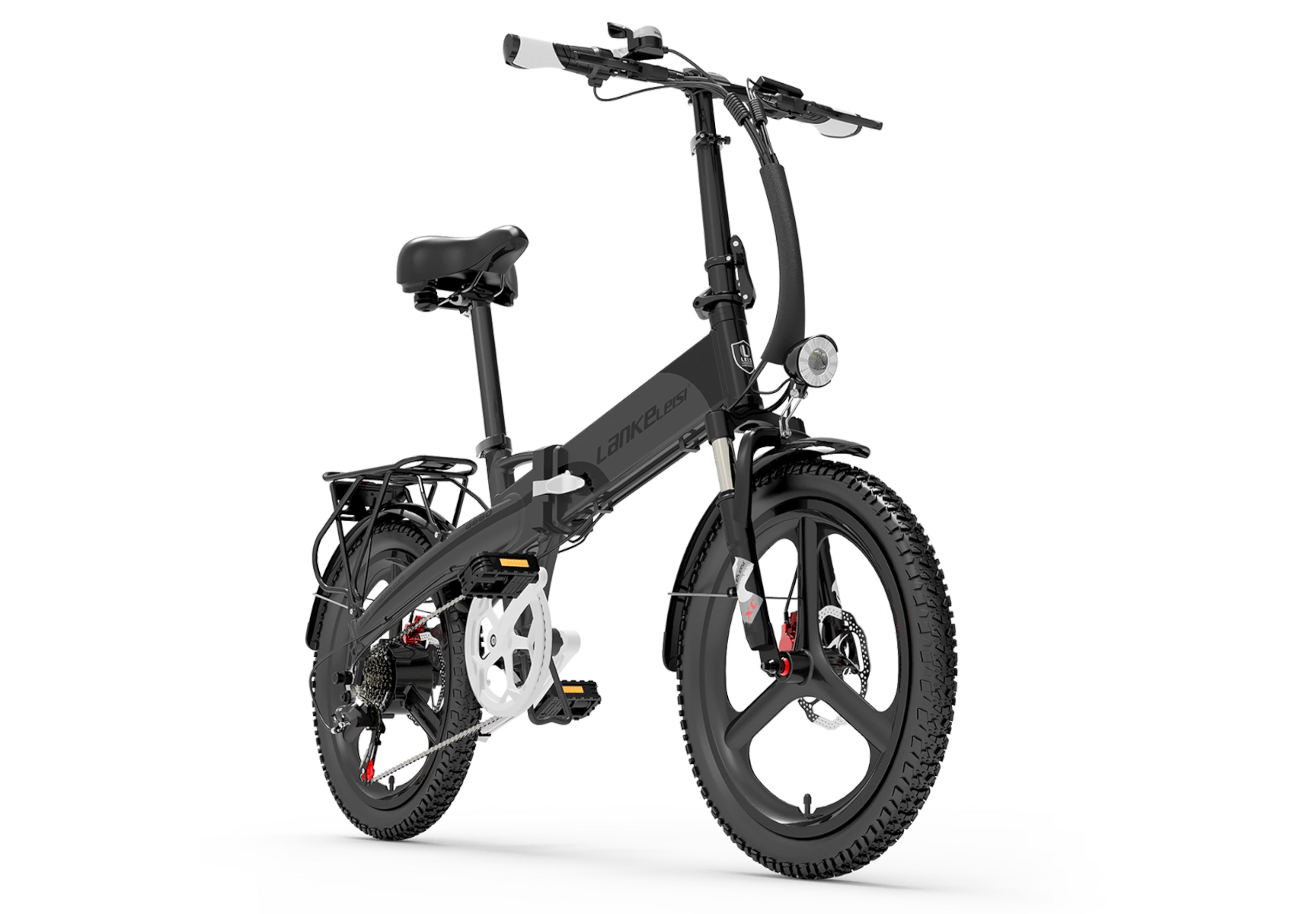 Lankeleisi G660 500W vélo électrique pliant - gris 