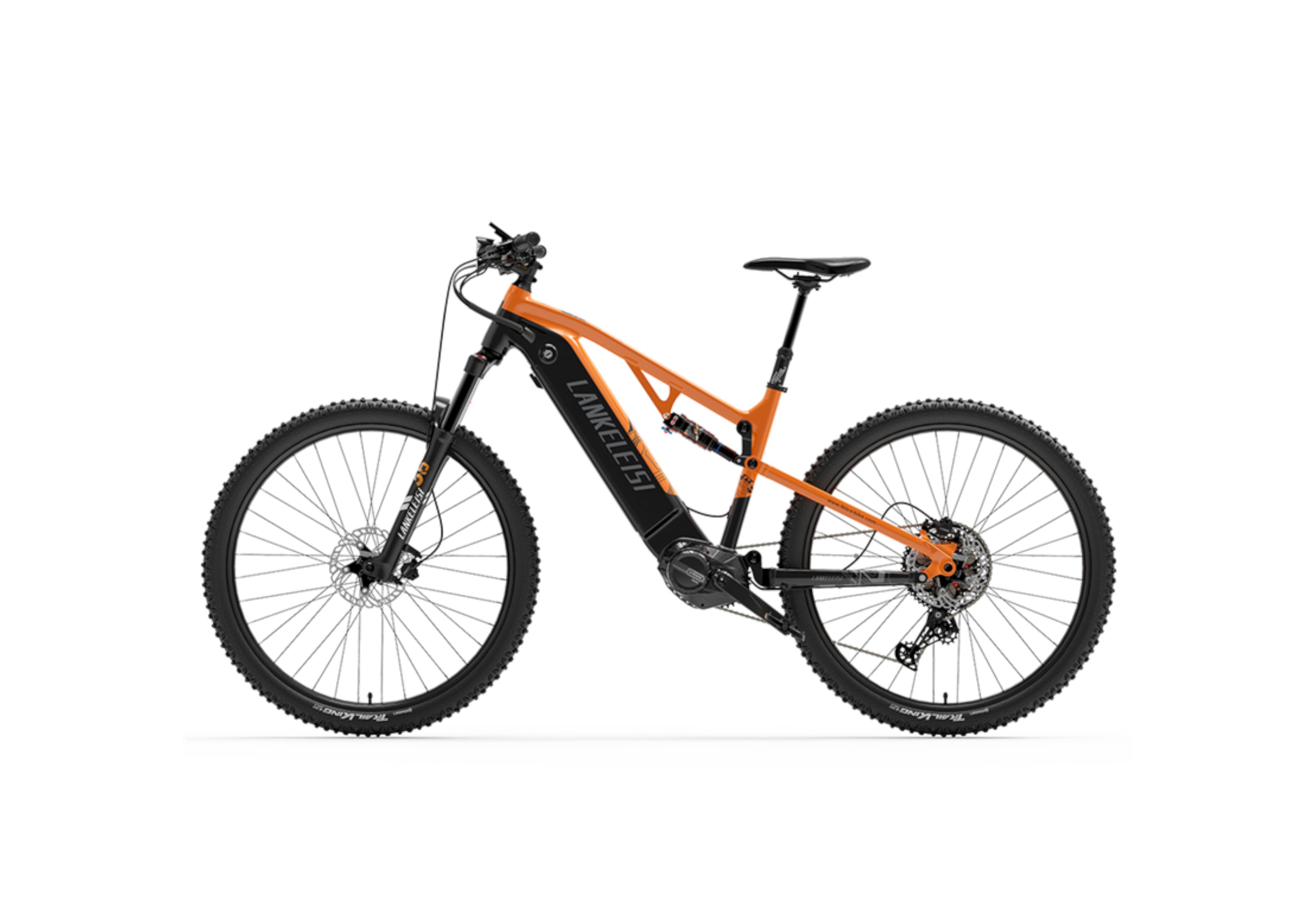 Vélo électrique tout terrain Lankeleisi GT800 - Orange 