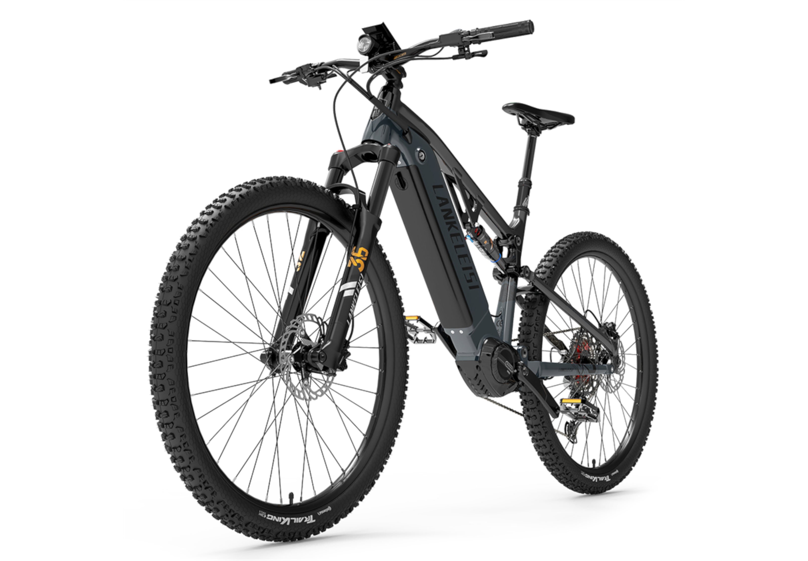 Lankeleisi GT800 Vélo Électrique Tout-Suspendu 500W - Gris