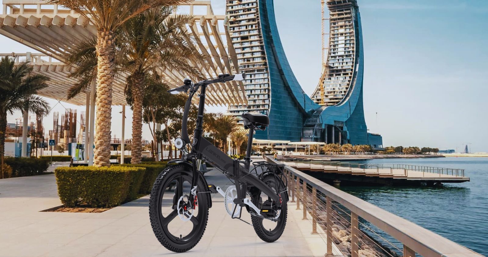Vélo Électrique Urbain LANKELEISI G660, Moteur de 500W